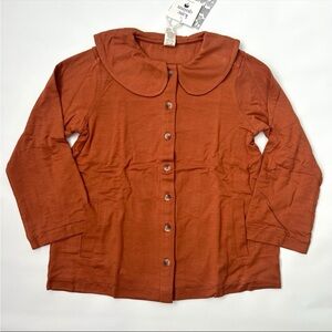 Girls Kate Quinn Bamboo Jacket 6Y NWT Sienna Peter Pan Lightweight Swing Coat